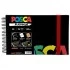 Posca self-adhesive Blackbook Sketchbook A5 - Uni- 100 g, 48 pages