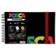 Posca self-adhesive Blackbook Sketchbook A5 - Uni- 100 g, 48 pages