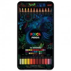 Uni Posca Colored Pencils Set of 36