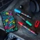 Set of 20 Posca Markers in Metal Case - Pop Colors