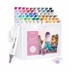 Ohuhu Kaala Set of 60 Alcohol Markers - Illustrator Tones