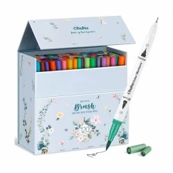 Ohuhu MAUI Set of 120 Water Based Markers 