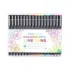 Ohuhu Set of 18 Colored Fine Line Pens with Waterproof Ink