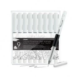 Ohuhu Kohala Set of 9 Liquid Fineliner Pen