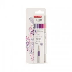 Uni-ball EMOTT Set of 5 Floral Colours
