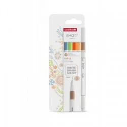 Uni-ball EMOTT Set of 5 Natural Colours