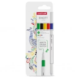 Uni-ball EMOTT Set of 5 Vivid Colours