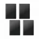 BLACK ΟΝ BLACK Τετράδιο Σπιράλ Wirelock B5/17Χ25 5 Θέματα 150 Φύλλα 6τμχ