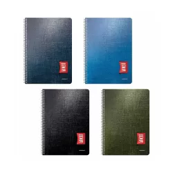 DENIM Τετράδιο Σπιράλ Wirelock B5/17Χ25 3 Θέματα 90 Φύλλα 6τμχ