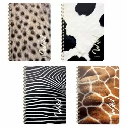 WILD Τετράδιο Σπιράλ Wirelock A4/21Χ29 2 Θέματα (10τμχ)