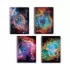 NEBULA Τετράδιο Σπιράλ Wirelock Β5/17Χ25 3 Θέματα 90 Φύλλα 6τμχ