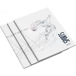 SPORTS Τετράδιο Καρφίτσα Α4/21Χ29 50Φ 10τμχ