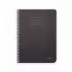 COVER Τετράδιο Σπιράλ Wirelock Β5/17Χ25 5 Θέματα 150 Φύλλα 6τμχ Μαύρο