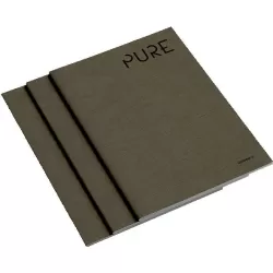 PURE Τετράδιο Καρφίτσα Α4/21Χ29 50Φ 10τμχ