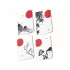 Loginotes PAPER LINE JAPAN, 9Χ14 Ματ Πλαστικοποίηση+UV, 40 φύλλα (συσκ. 4τμχ)