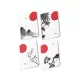 Loginotes PAPER LINE JAPAN, 9Χ14 Ματ Πλαστικοποίηση+UV, 40 φύλλα (συσκ. 4τμχ)