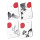 Loginotes PAPER LINE JAPAN, A5/14X20 Ματ Πλαστικοποίηση+UV, 40 φύλλα (συσκ. 4τμχ)