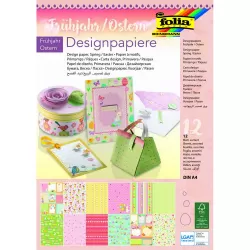 Μπλοκ Χαρτιά Glitter, A4, 12 τμχ 165 γρ,  Spring/Easter