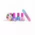 LITTLE UNICORN Σούπερ Σετ με 3 Βερνίκια Νυχιών 4ml, Λίμα Νυχιών & 120 Αυτοκόλλητα Λουλουδάκια 3D