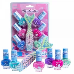 LET'S BE MERMAIDS Σούπερ Σετ με 6 Βερνίκια Νυχιών 4ml & Λίμα