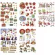 Σετ Αυτοκόλλητα 3D-card Topper Kit-XMAS, 20 motive