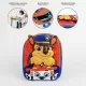 Απαλή 3D Τσάντα Πλάτης 27εκ Νηπιαγωγείου PAW PATROL