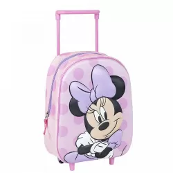 3D Τσάντα Πλάτης-Τρόλεϊ 31εκ Νηπιαγωγείου DISNEY Minnie Mouse