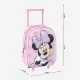 3D Τσάντα Πλάτης-Τρόλεϊ 31εκ Νηπιαγωγείου DISNEY Minnie Mouse