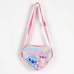 Τσαντάκι Ώμου 14εκ σε σχήμα Καρδιάς DISNEY Lilo & Stitch