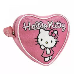 Τσαντάκι Ώμου 14εκ σε σχήμα Καρδιάς HELLO KITTY