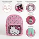 Παιδική Τσάντα Πλάτης 30εκ με Διάφανη Τσέπη HELLO KITTY