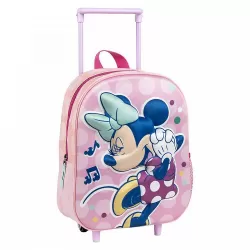 3D Τσάντα Πλάτης-Τρόλεϊ 31εκ Νηπιαγωγείου DISNEY Minnie Mouse
