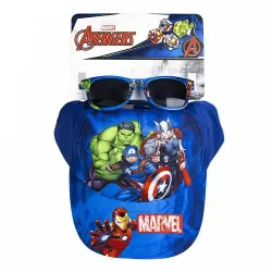 Σετ με Καπέλο Τζόκεϊ 53εκ & Γυαλιά Ηλίου MARVEL Avengers