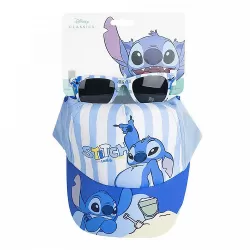 Μπλε Σετ με Καπέλο 53εκ & Γυαλιά Ηλίου DISNEY Lilo & Stitch