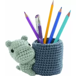 Πλέξη Με Βελονάκι Με 2 Σχέδια, Elephant/Hippo