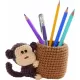 Πλέξη Με Βελονάκι Με 2 Σχέδια, Monkey/Bear