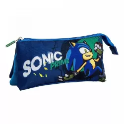 Κασετίνα Τριπλή 23εκ SONIC Prime