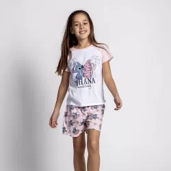 Παιδικές Πυτζάμες Single Jersey DISNEY Lilo & Stitch - Μέγεθος 8/9 ετών