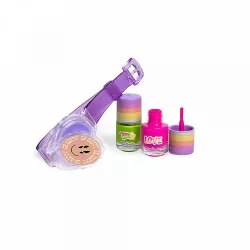 SUPER GIRL Σετ με 2 Βερνίκια Νυχιών & Ρολόι με Lip Gloss