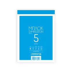 Μπλοκ Σημειώσεων Λευκό Καρφίτσα, Νο5 (15Χ21) - 50 Φύλλα - 10τμχ