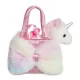 FANCY PALS Pink Bow Unicorn Λούτρινο Μονόκερος σε Τσαντάκι 20εκ