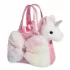 FANCY PALS Pink Bow Unicorn Λούτρινο Μονόκερος σε Τσαντάκι 20εκ