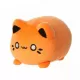 TASTY PEACH Kinetic Orange Meowchi Λούτρινη Γάτα 9εκ