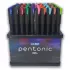 Gel pen LINC Pentonic/10 χρώματα, Θήκη 100τμχ