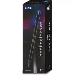 Gel pen LINC Pentonic/κόκκινο, κουτί 12τμχ