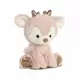 GLITZY TOTS Pink Reindeer Λούτρινο Ροζ Τάρανδος 15εκ
