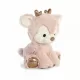 GLITZY TOTS Pink Reindeer Λούτρινο Ροζ Τάρανδος 15εκ