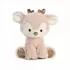 GLITZY TOTS Pink Reindeer Λούτρινο Ροζ Τάρανδος 15εκ