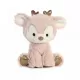 GLITZY TOTS Pink Reindeer Λούτρινο Ροζ Τάρανδος 15εκ