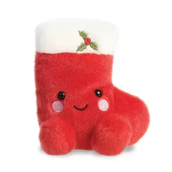 PALM PALS Holly Stocking Λούτρινο Χριστουγεννιάτικη Κάλτσα 13εκ